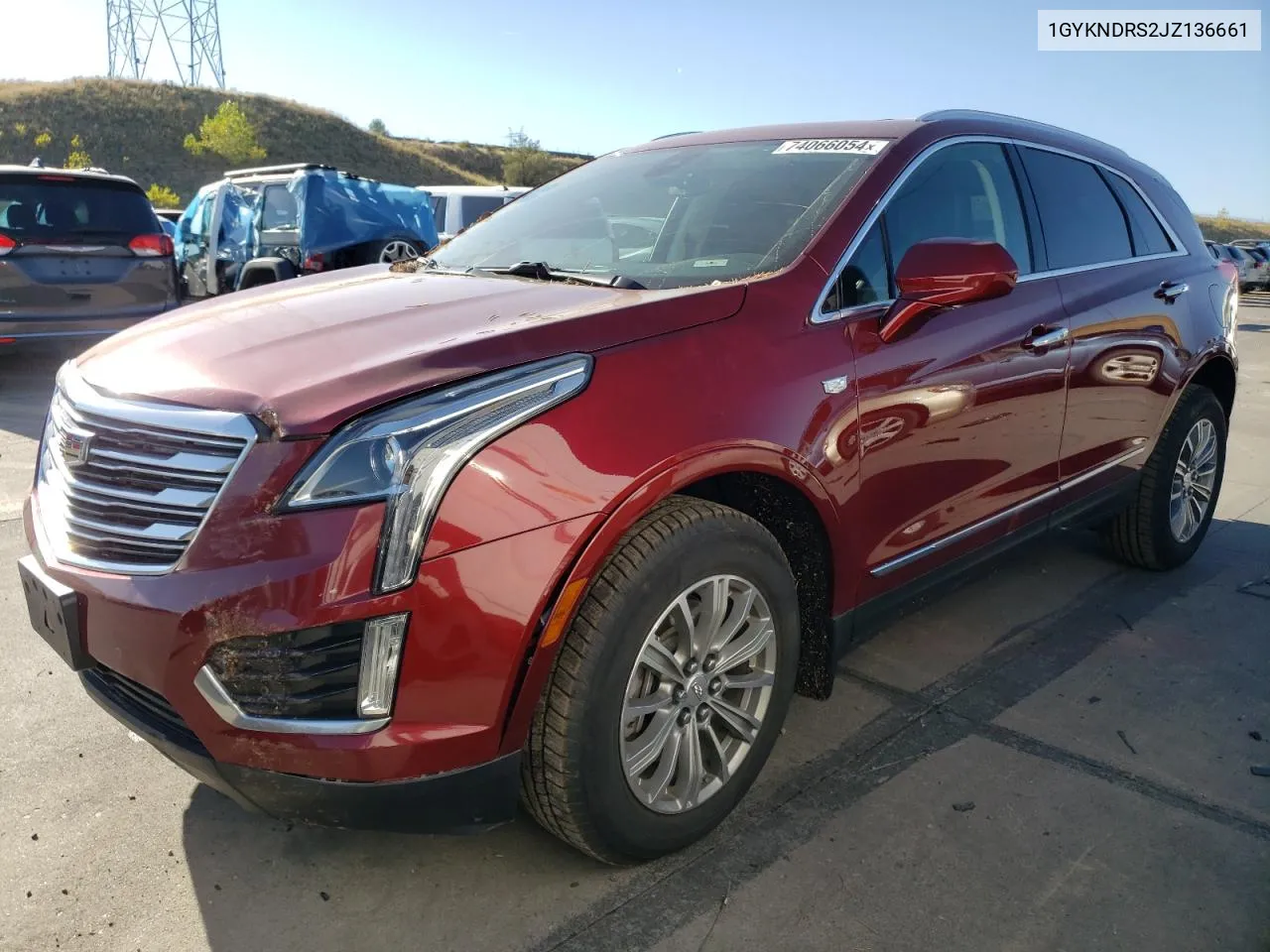 2018 Cadillac Xt5 Luxury VIN: 1GYKNDRS2JZ136661 Lot: 74066054