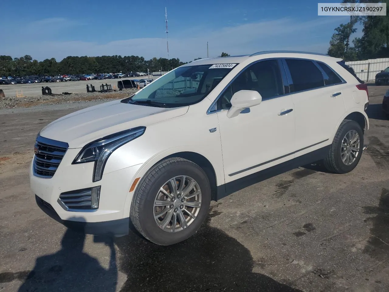 2018 Cadillac Xt5 Luxury VIN: 1GYKNCRSXJZ190297 Lot: 74325804