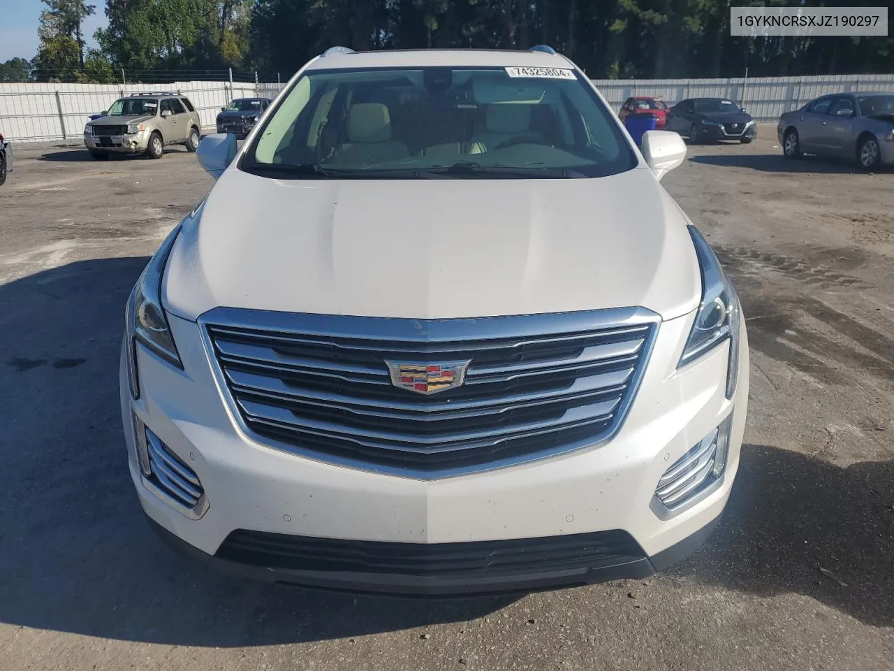 2018 Cadillac Xt5 Luxury VIN: 1GYKNCRSXJZ190297 Lot: 74325804