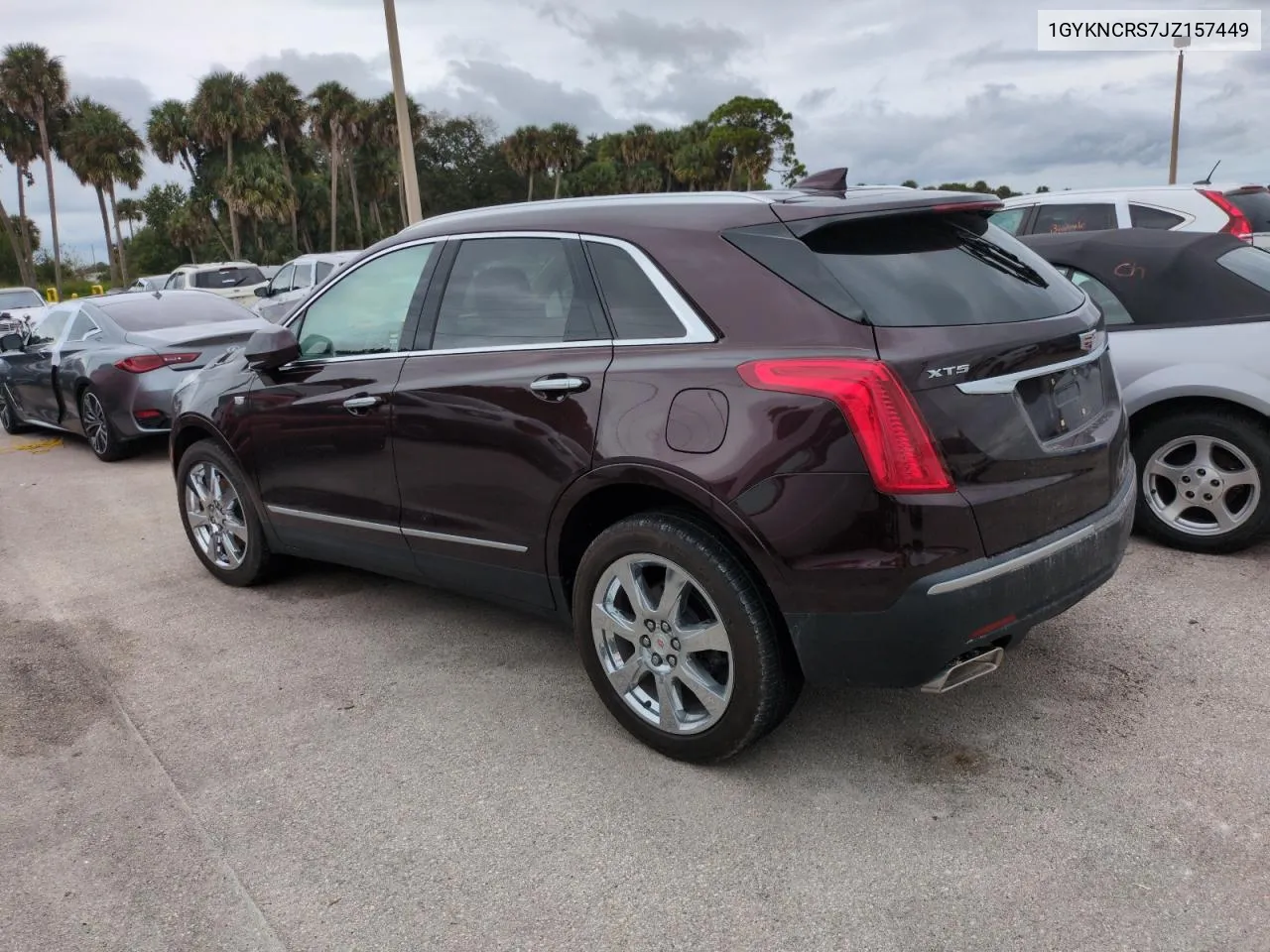 2018 Cadillac Xt5 Luxury VIN: 1GYKNCRS7JZ157449 Lot: 74884664