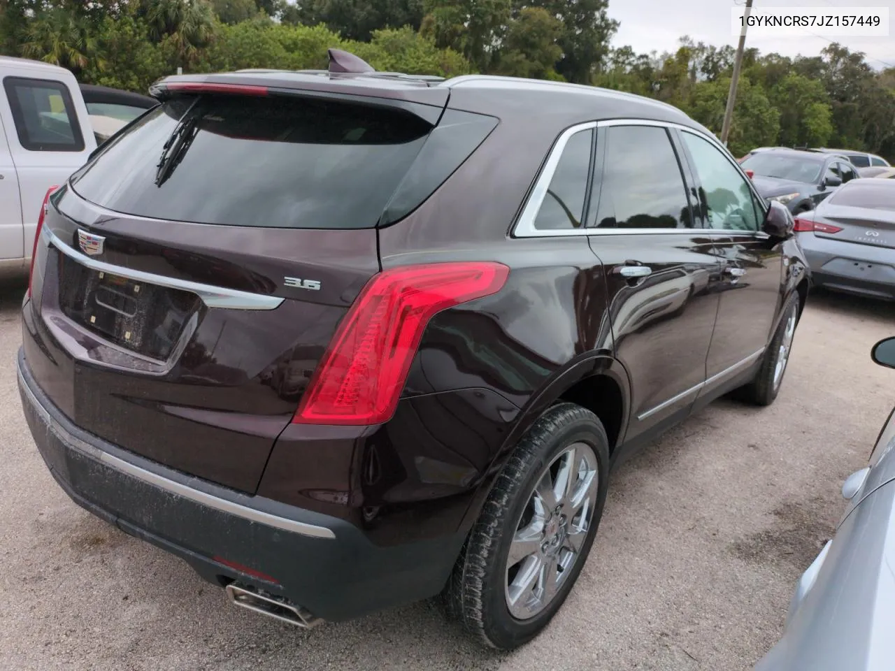 2018 Cadillac Xt5 Luxury VIN: 1GYKNCRS7JZ157449 Lot: 74884664