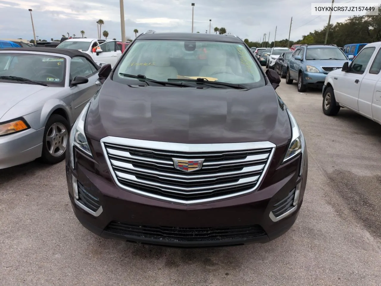 2018 Cadillac Xt5 Luxury VIN: 1GYKNCRS7JZ157449 Lot: 74884664