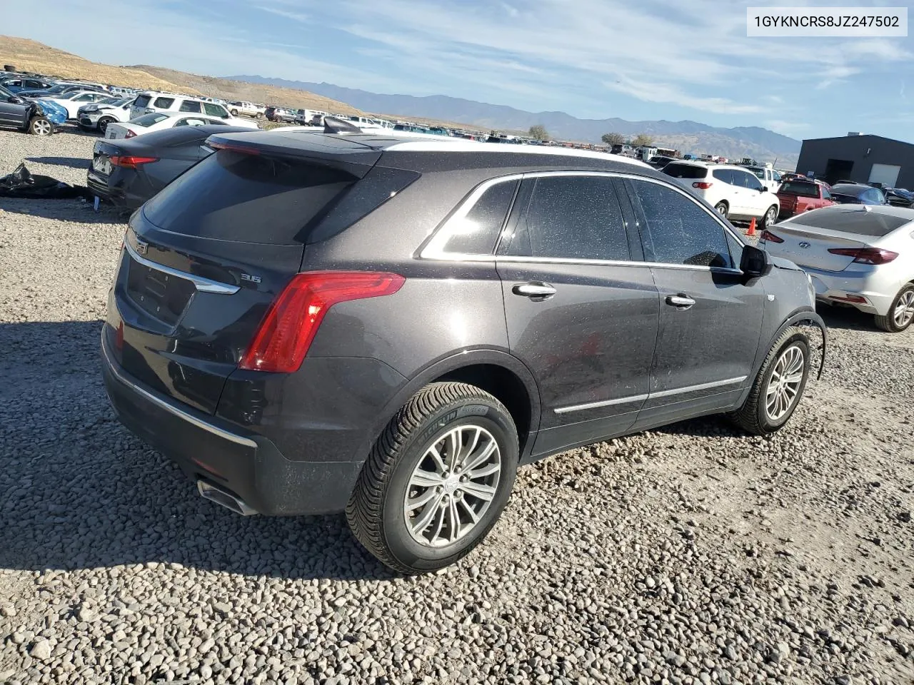 2018 Cadillac Xt5 Luxury VIN: 1GYKNCRS8JZ247502 Lot: 77162644