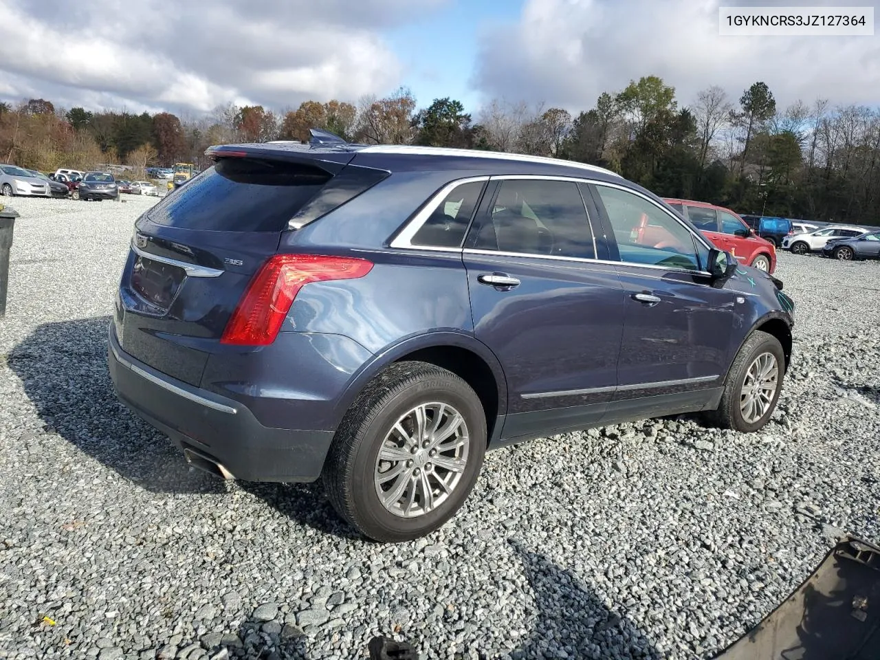 2018 Cadillac Xt5 Luxury VIN: 1GYKNCRS3JZ127364 Lot: 80439824