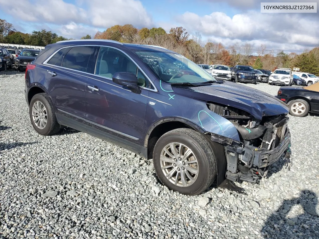 2018 Cadillac Xt5 Luxury VIN: 1GYKNCRS3JZ127364 Lot: 80439824