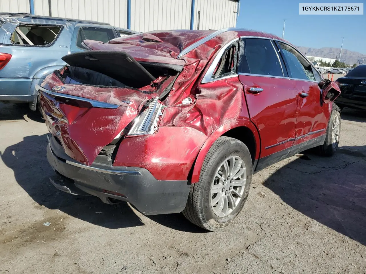 2019 Cadillac Xt5 Luxury VIN: 1GYKNCRS1KZ178671 Lot: 57776704