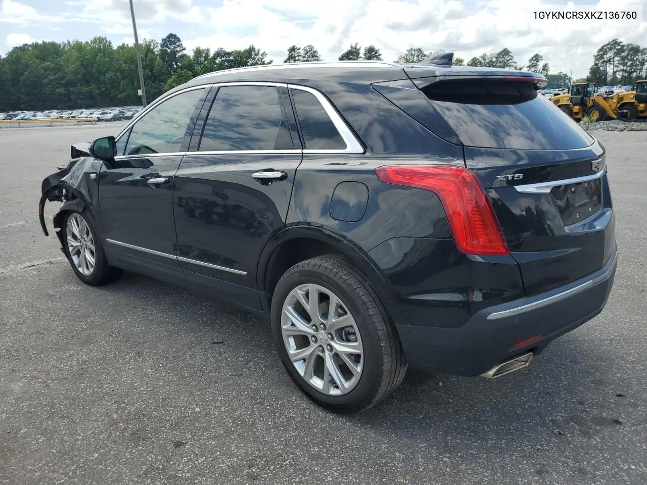 1GYKNCRSXKZ136760 2019 Cadillac Xt5 Luxury