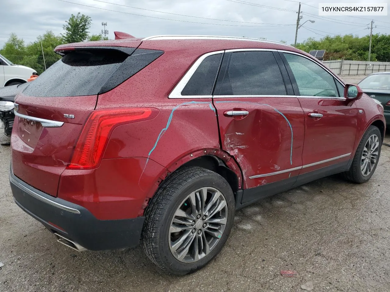 1GYKNCRS4KZ157877 2019 Cadillac Xt5 Luxury