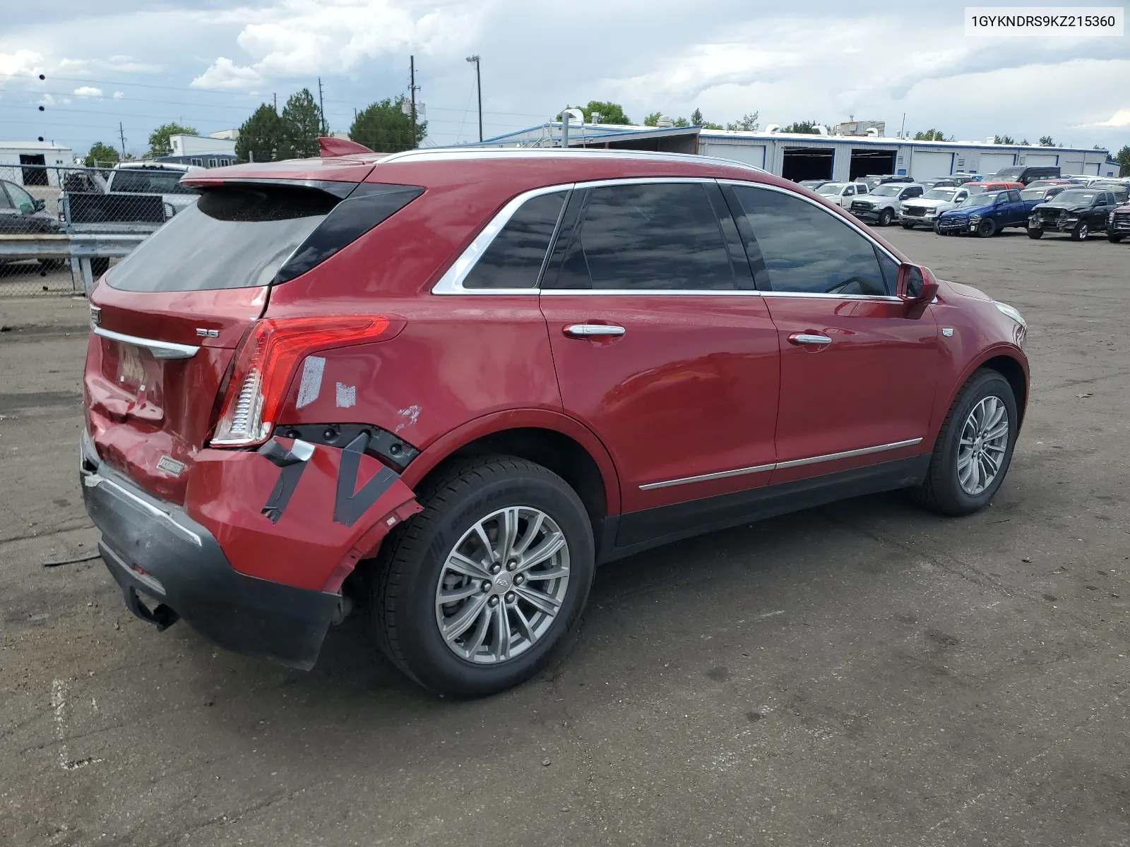 1GYKNDRS9KZ215360 2019 Cadillac Xt5 Luxury