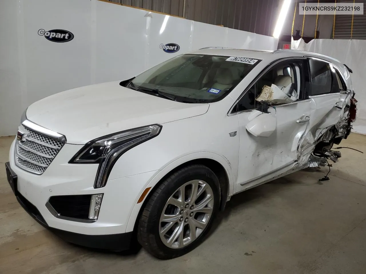 1GYKNCRS9KZ232198 2019 Cadillac Xt5 Luxury