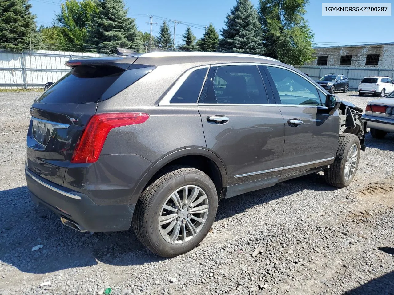 2019 Cadillac Xt5 Luxury VIN: 1GYKNDRS5KZ200287 Lot: 70379054