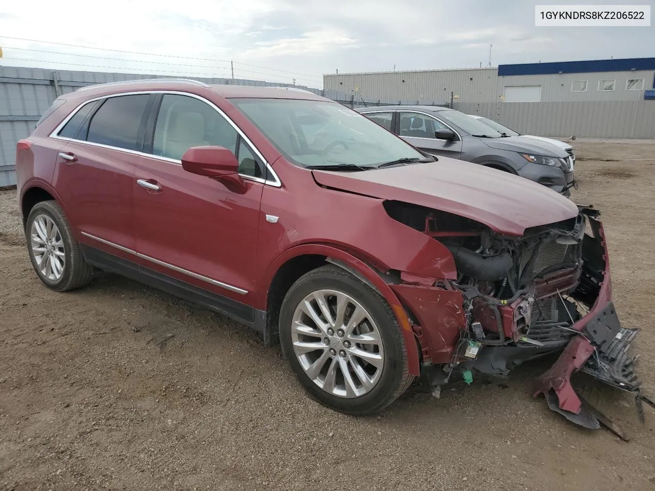 1GYKNDRS8KZ206522 2019 Cadillac Xt5 Luxury