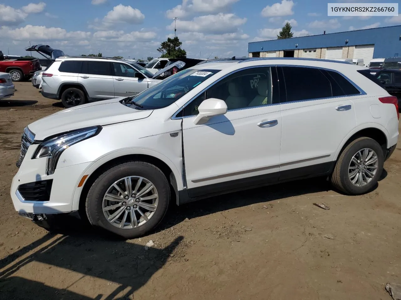 2019 Cadillac Xt5 Luxury VIN: 1GYKNCRS2KZ266760 Lot: 71455304