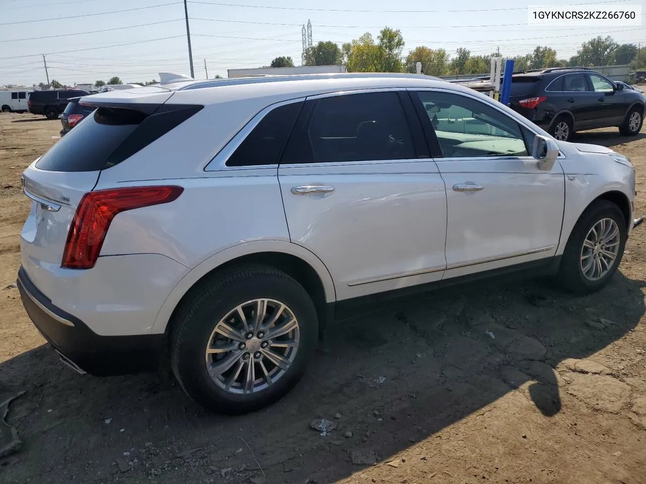 1GYKNCRS2KZ266760 2019 Cadillac Xt5 Luxury