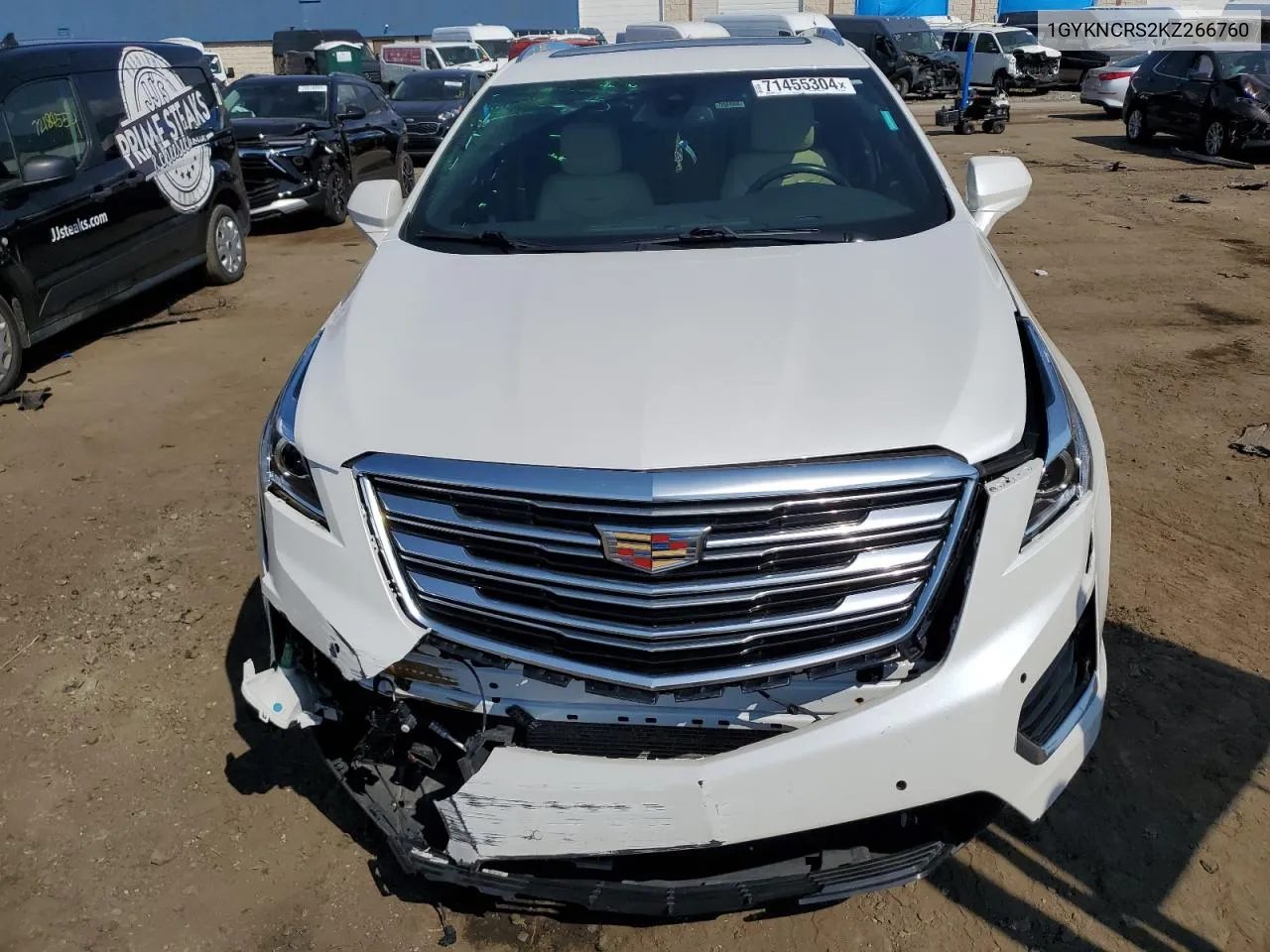 1GYKNCRS2KZ266760 2019 Cadillac Xt5 Luxury