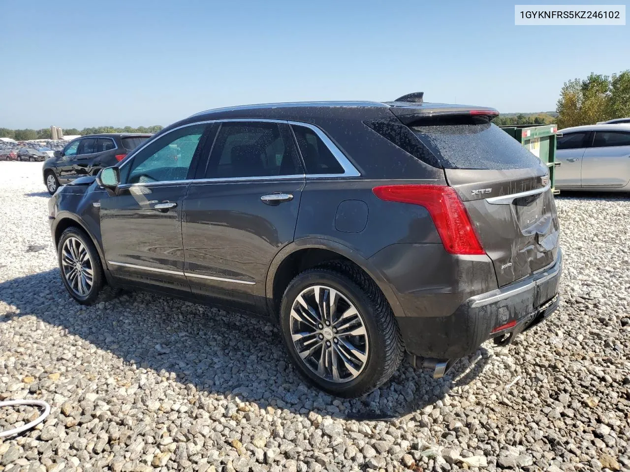 1GYKNFRS5KZ246102 2019 Cadillac Xt5 Premium Luxury