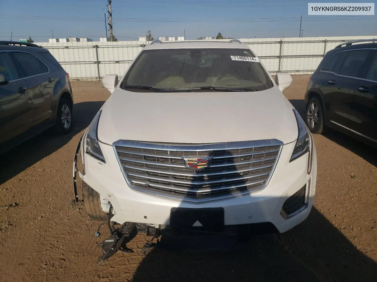 2019 Cadillac Xt5 Platinum VIN: 1GYKNGRS6KZ209937 Lot: 71460114