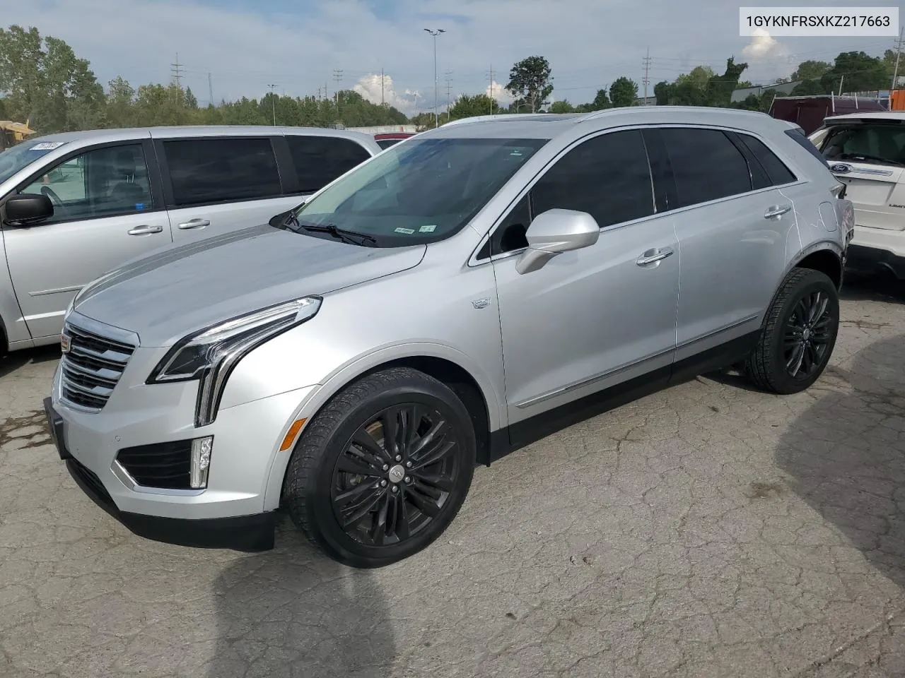 1GYKNFRSXKZ217663 2019 Cadillac Xt5 Premium Luxury