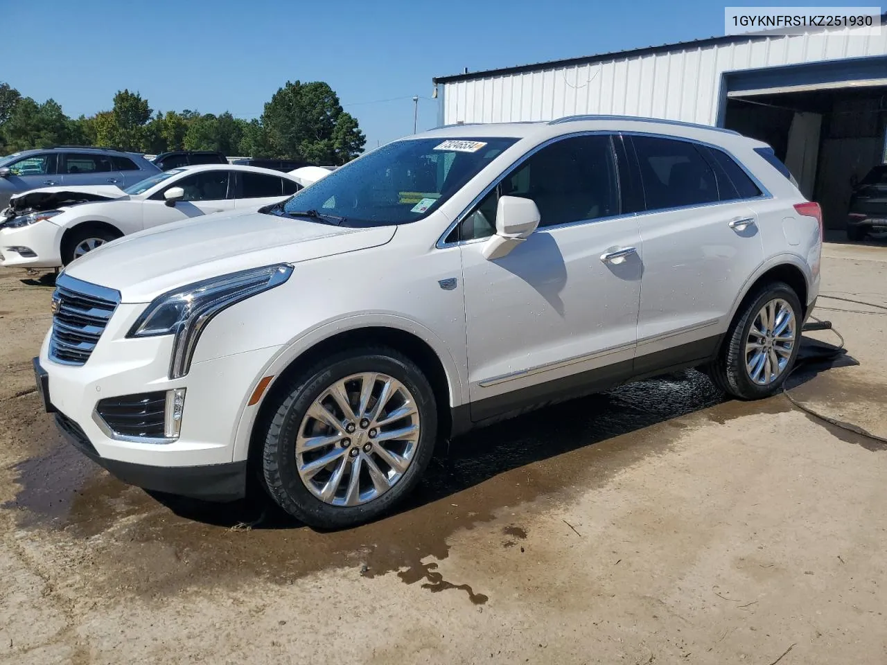 2019 Cadillac Xt5 Premium Luxury VIN: 1GYKNFRS1KZ251930 Lot: 73246534