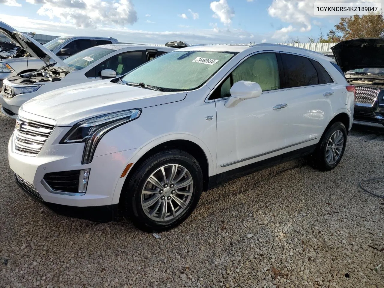 2019 Cadillac Xt5 Luxury VIN: 1GYKNDRS4KZ189847 Lot: 74460934