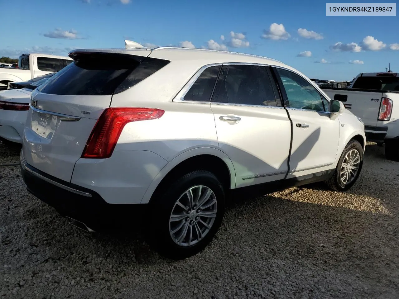 2019 Cadillac Xt5 Luxury VIN: 1GYKNDRS4KZ189847 Lot: 74460934