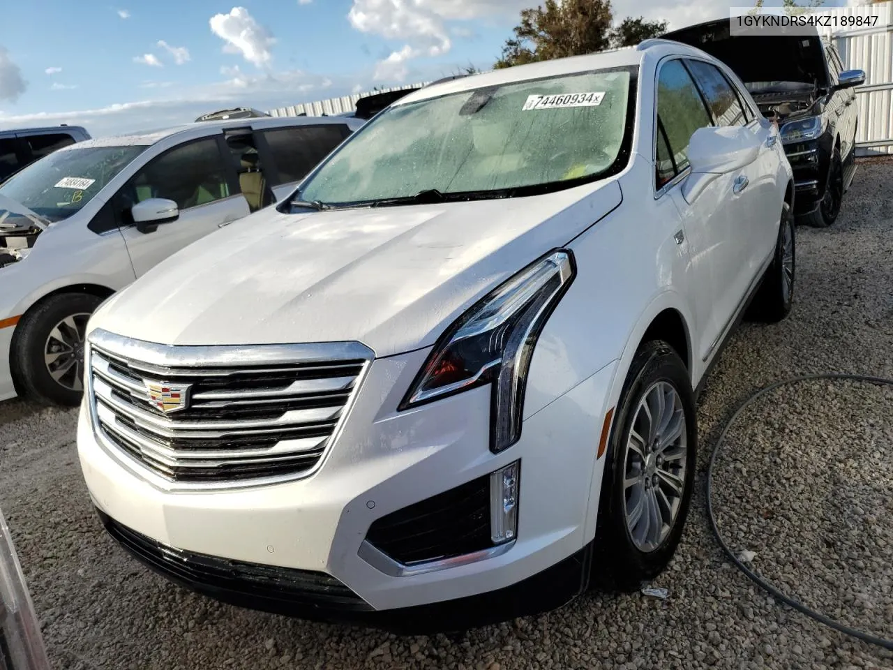 2019 Cadillac Xt5 Luxury VIN: 1GYKNDRS4KZ189847 Lot: 74460934