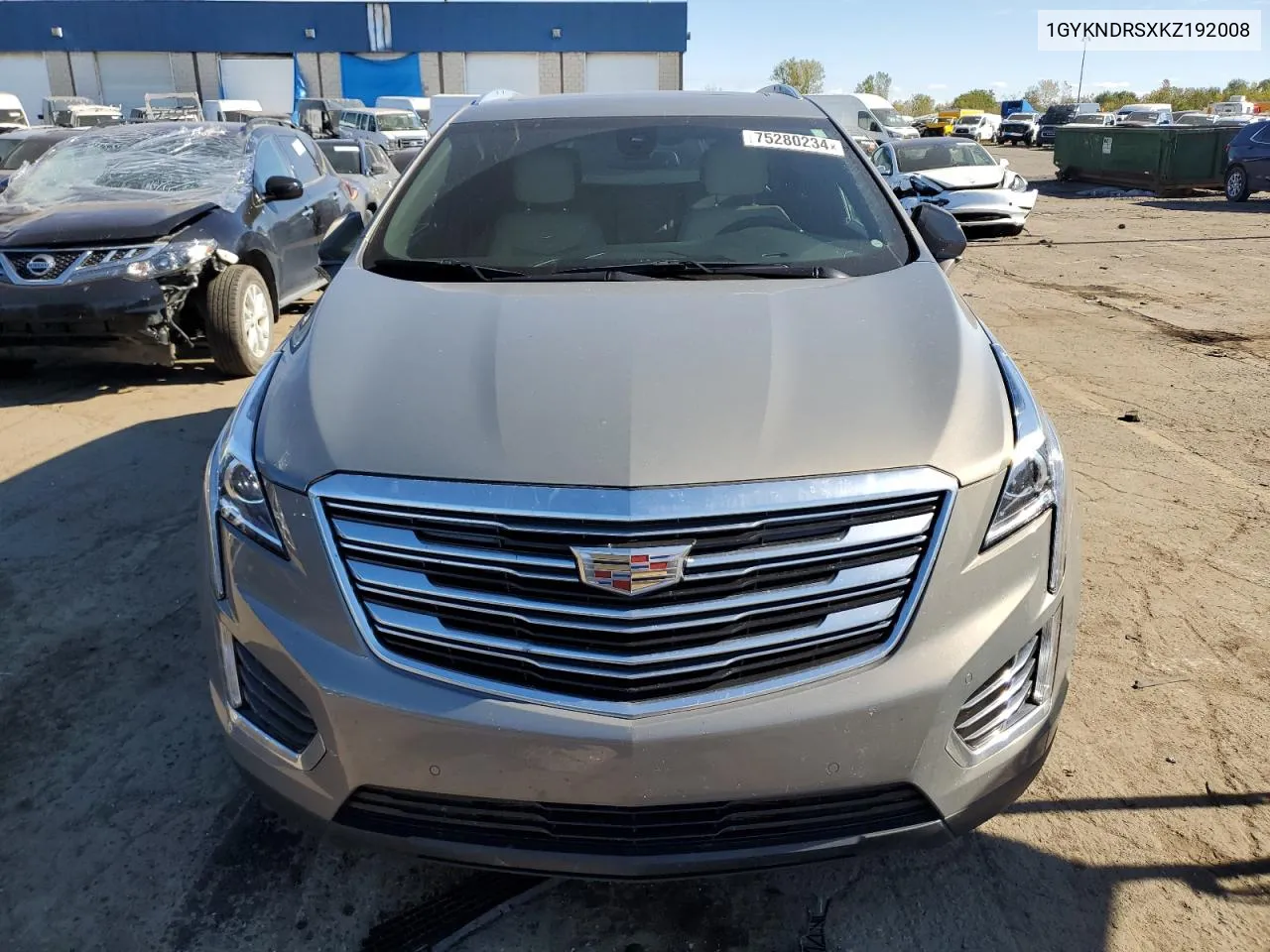 2019 Cadillac Xt5 Luxury VIN: 1GYKNDRSXKZ192008 Lot: 75280234