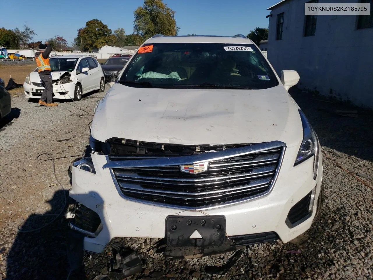 2019 Cadillac Xt5 Luxury VIN: 1GYKNDRS2KZ185795 Lot: 76320254