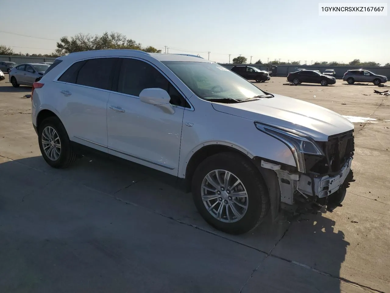 2019 Cadillac Xt5 Luxury VIN: 1GYKNCRSXKZ167667 Lot: 78040464