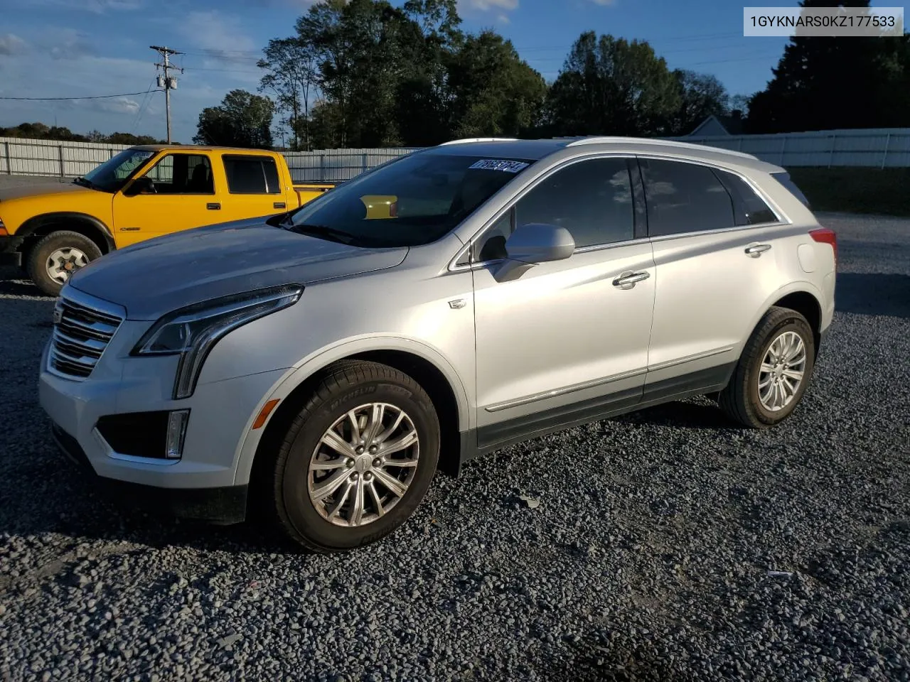 2019 Cadillac Xt5 VIN: 1GYKNARS0KZ177533 Lot: 78626784