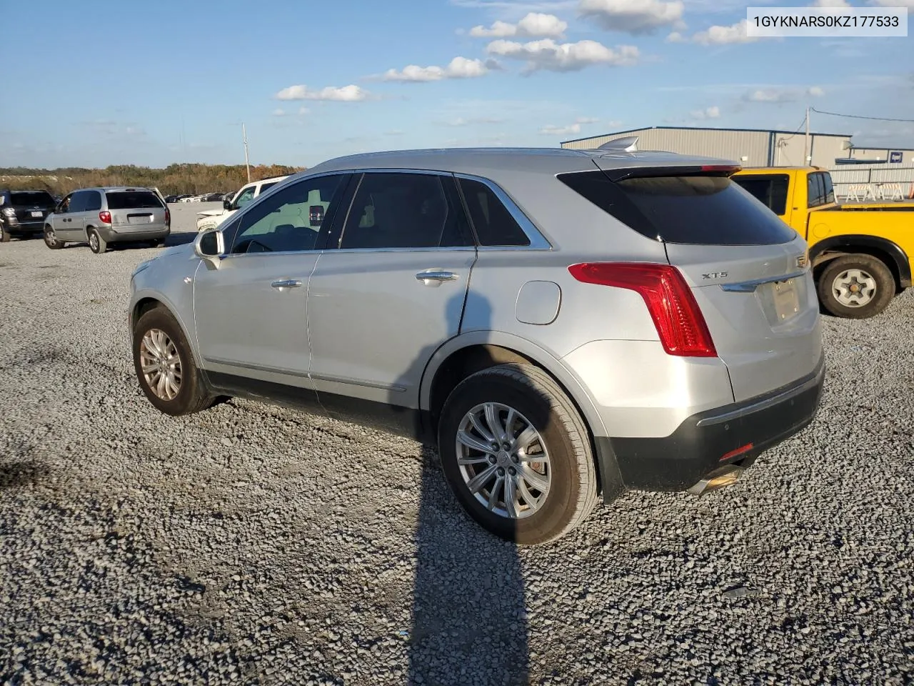 2019 Cadillac Xt5 VIN: 1GYKNARS0KZ177533 Lot: 78626784