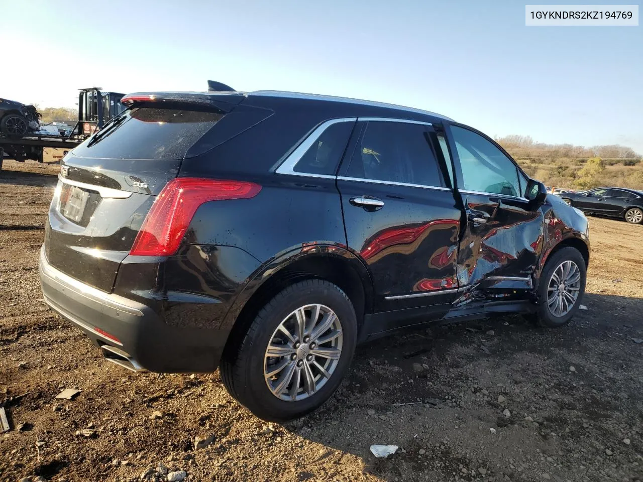 1GYKNDRS2KZ194769 2019 Cadillac Xt5 Luxury