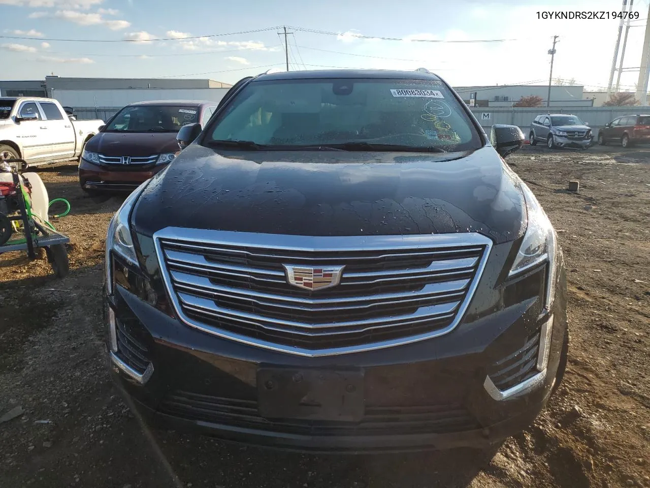 1GYKNDRS2KZ194769 2019 Cadillac Xt5 Luxury