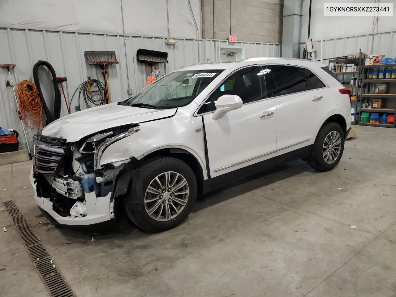 2019 Cadillac Xt5 Luxury VIN: 1GYKNCRSXKZ273441 Lot: 80444844