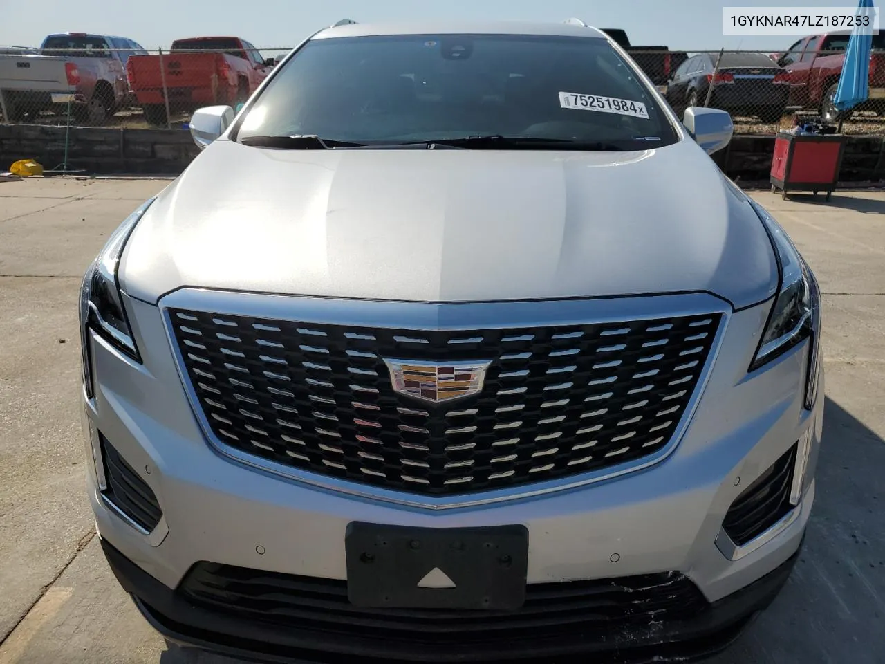 2020 Cadillac Xt5 Luxury VIN: 1GYKNAR47LZ187253 Lot: 75251984