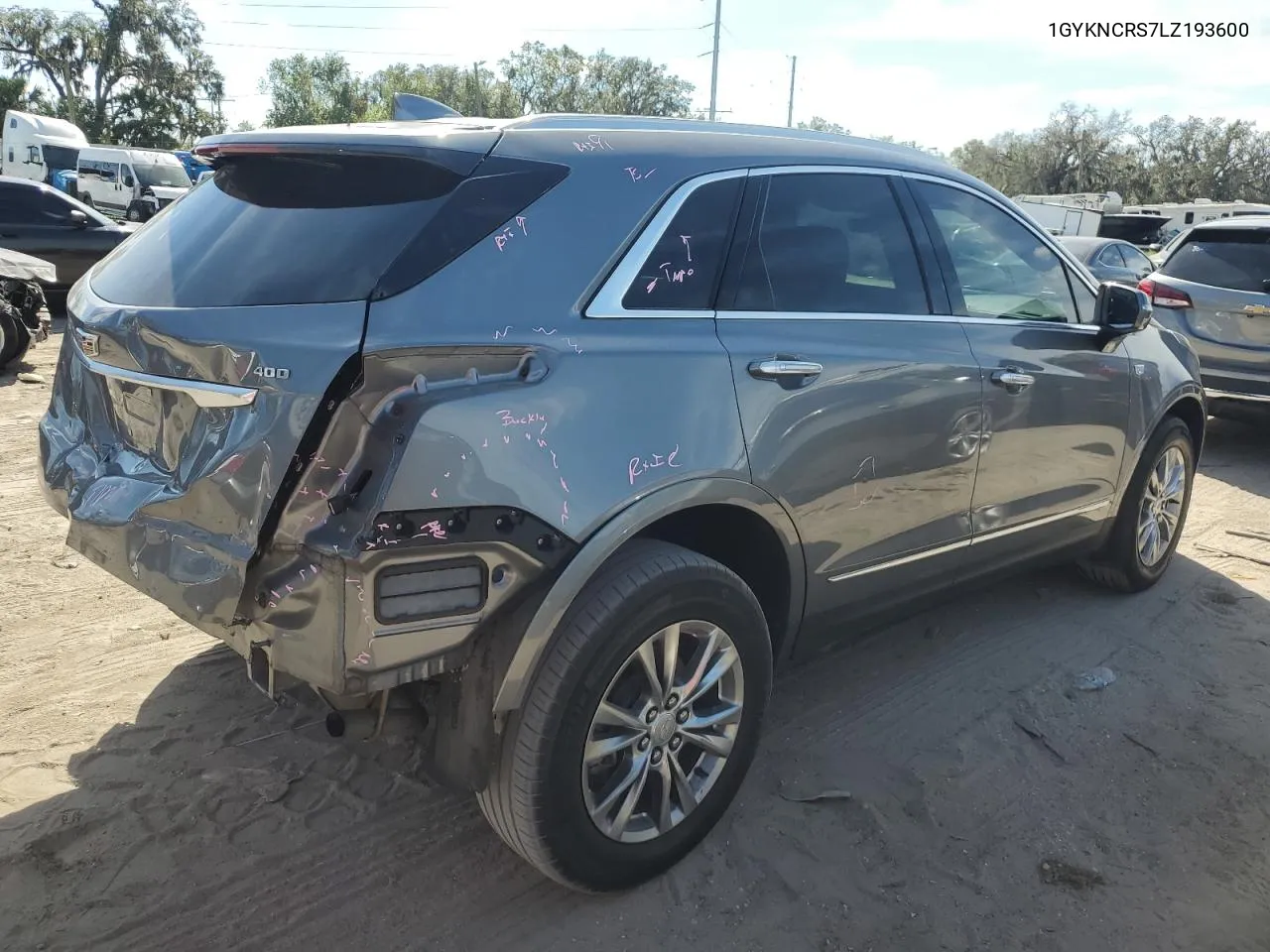 2020 Cadillac Xt5 Premium Luxury VIN: 1GYKNCRS7LZ193600 Lot: 81598974