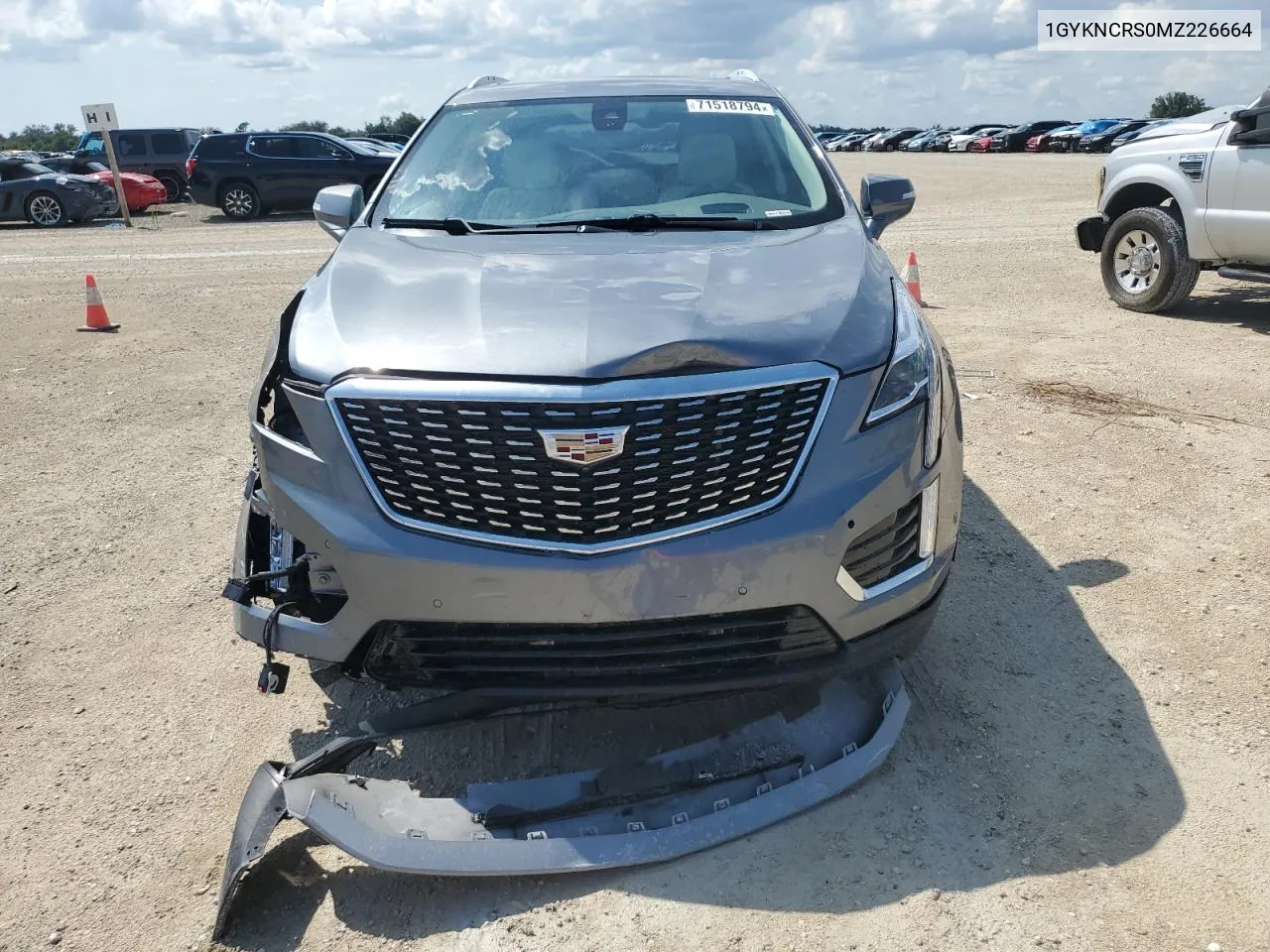 1GYKNCRS0MZ226664 2021 Cadillac Xt5 Premium Luxury