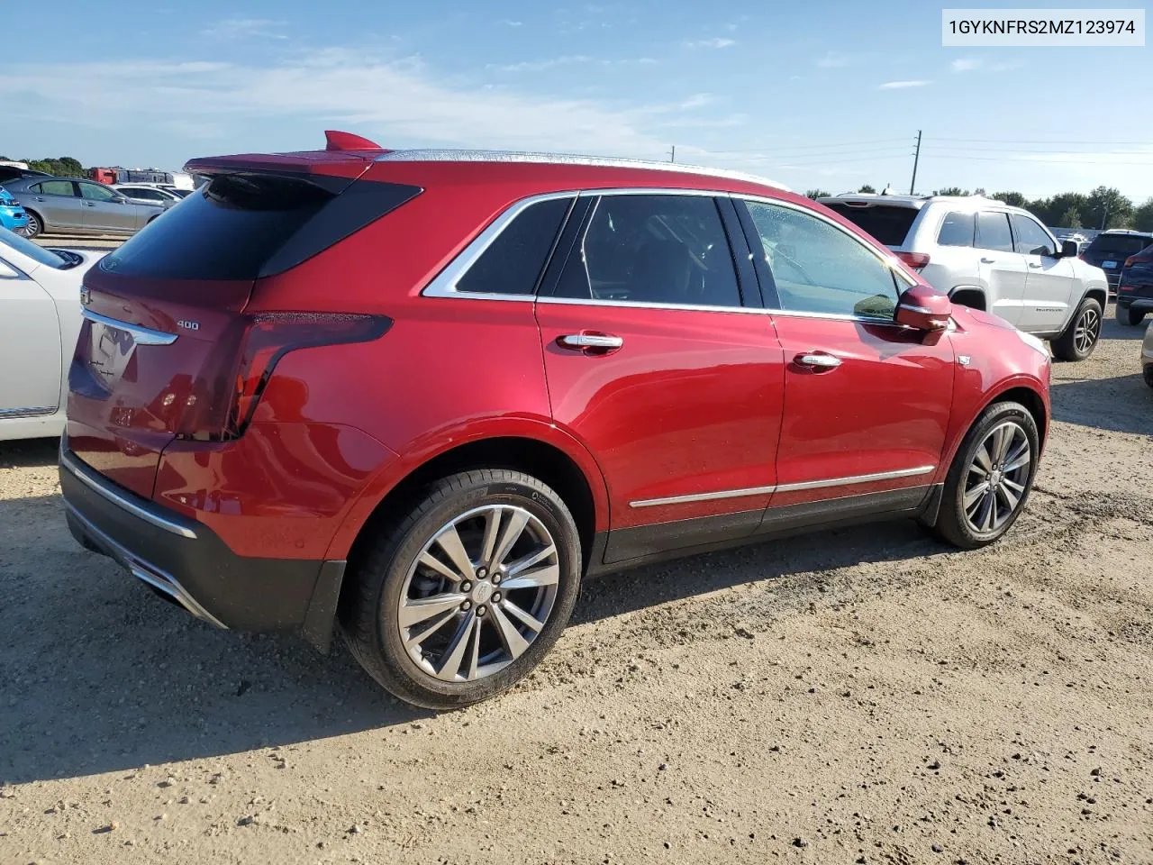 2021 Cadillac Xt5 Platinum Premium Luxury VIN: 1GYKNFRS2MZ123974 Lot: 74041894