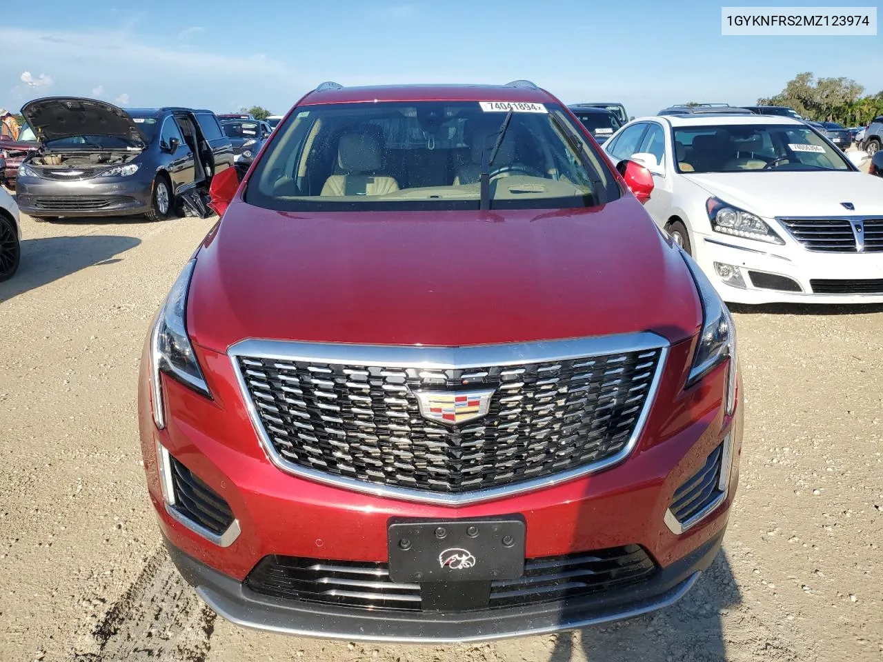 2021 Cadillac Xt5 Platinum Premium Luxury VIN: 1GYKNFRS2MZ123974 Lot: 74041894