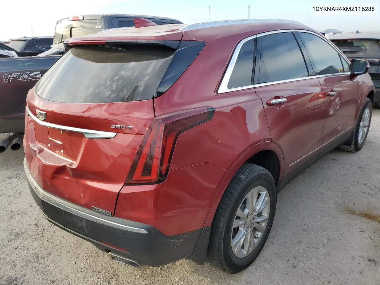 2021 Cadillac Xt5 Luxury VIN: 1GYKNAR4XMZ116288 Lot: 75035314