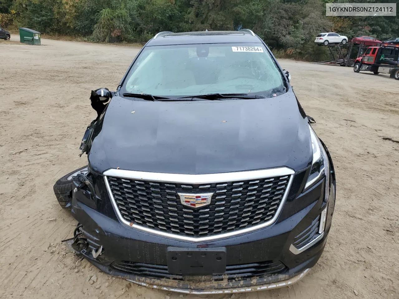 1GYKNDRS0NZ124112 2022 Cadillac Xt5 Premium Luxury