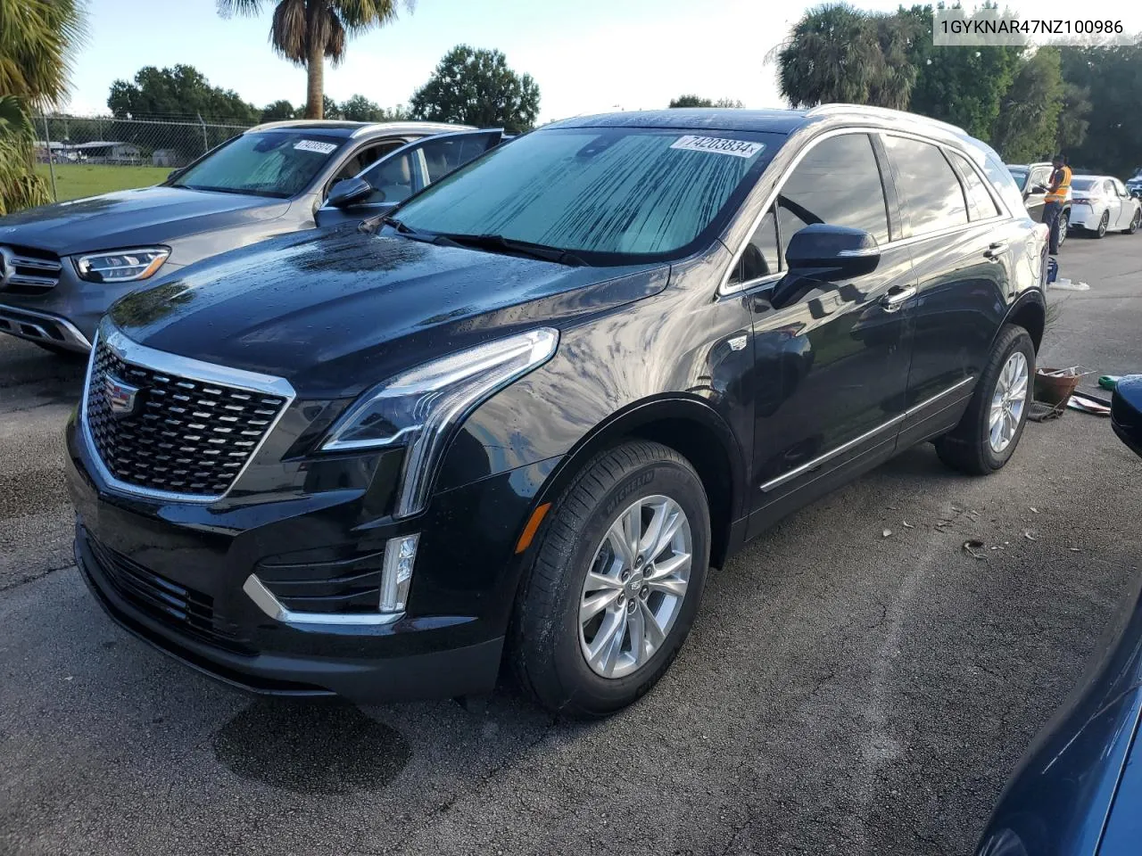 2022 Cadillac Xt5 Luxury VIN: 1GYKNAR47NZ100986 Lot: 74203834