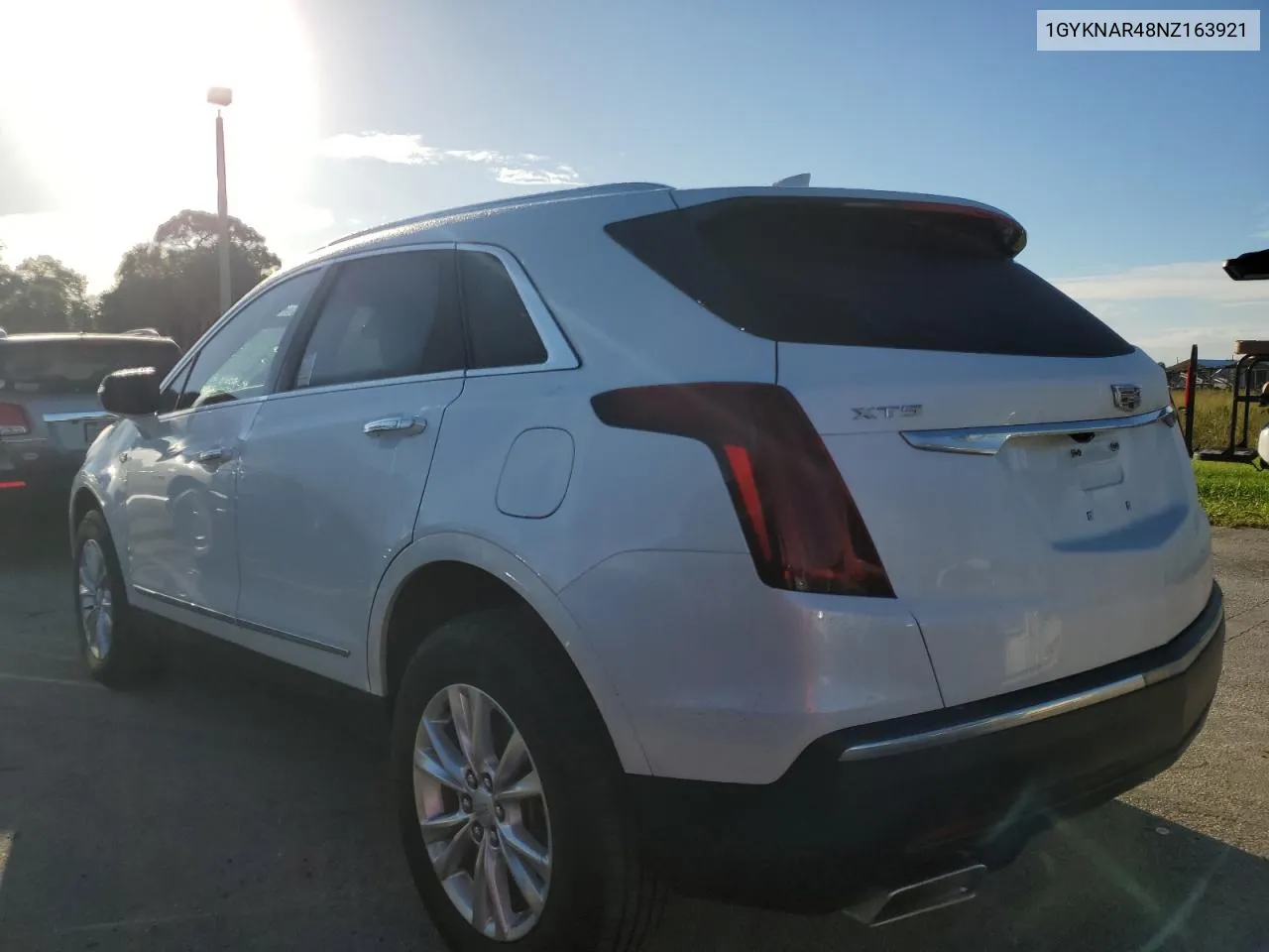 1GYKNAR48NZ163921 2022 Cadillac Xt5 Luxury