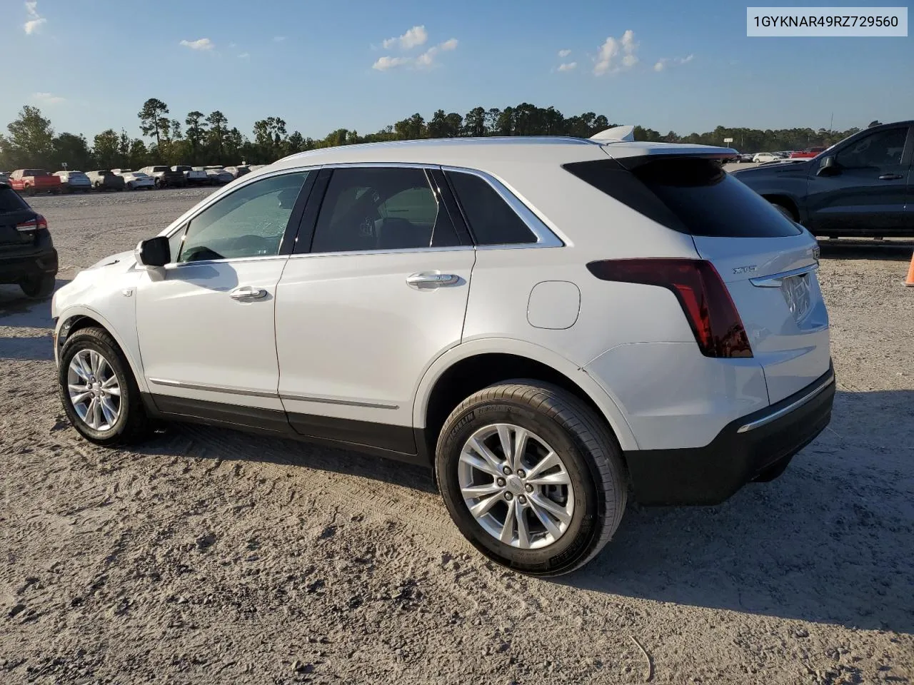 2024 Cadillac Xt5 Luxury VIN: 1GYKNAR49RZ729560 Lot: 78002964