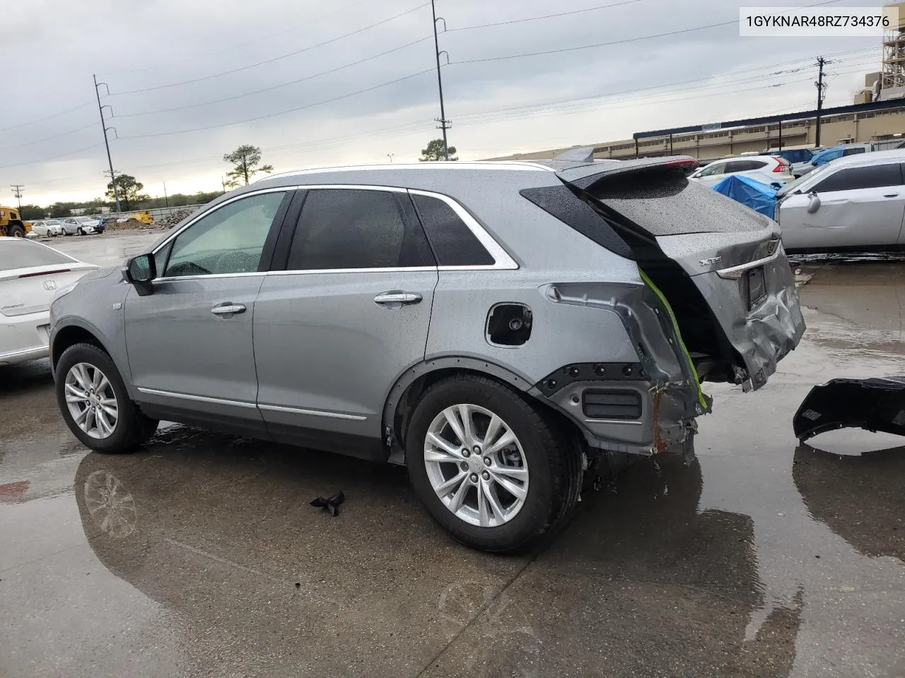 1GYKNAR48RZ734376 2024 Cadillac Xt5 Luxury