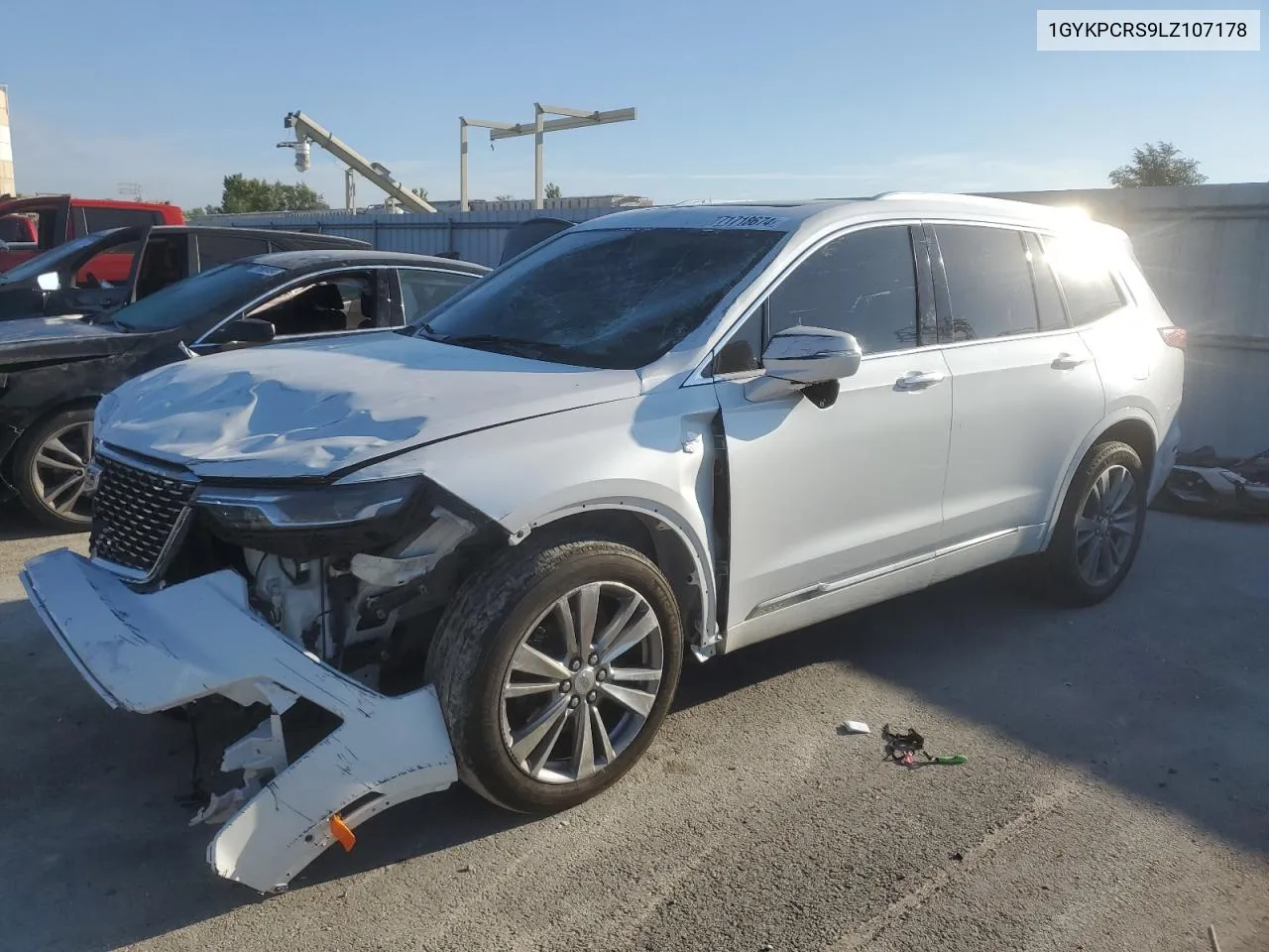 2020 Cadillac Xt6 Premium Luxury VIN: 1GYKPCRS9LZ107178 Lot: 72359154