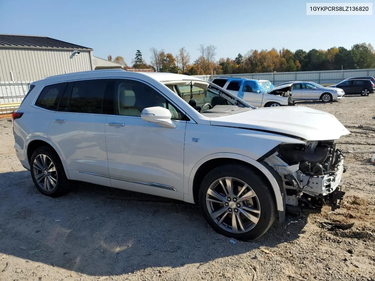 2020 Cadillac Xt6 Premium Luxury VIN: 1GYKPCRS8LZ136820 Lot: 77329174