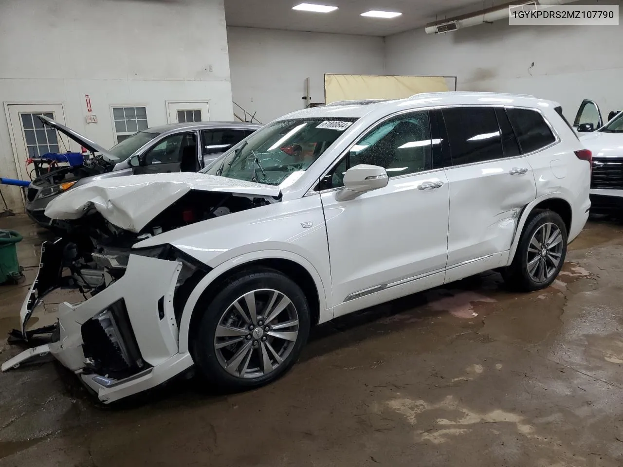 2021 Cadillac Xt6 Premium Luxury VIN: 1GYKPDRS2MZ107790 Lot: 61800644