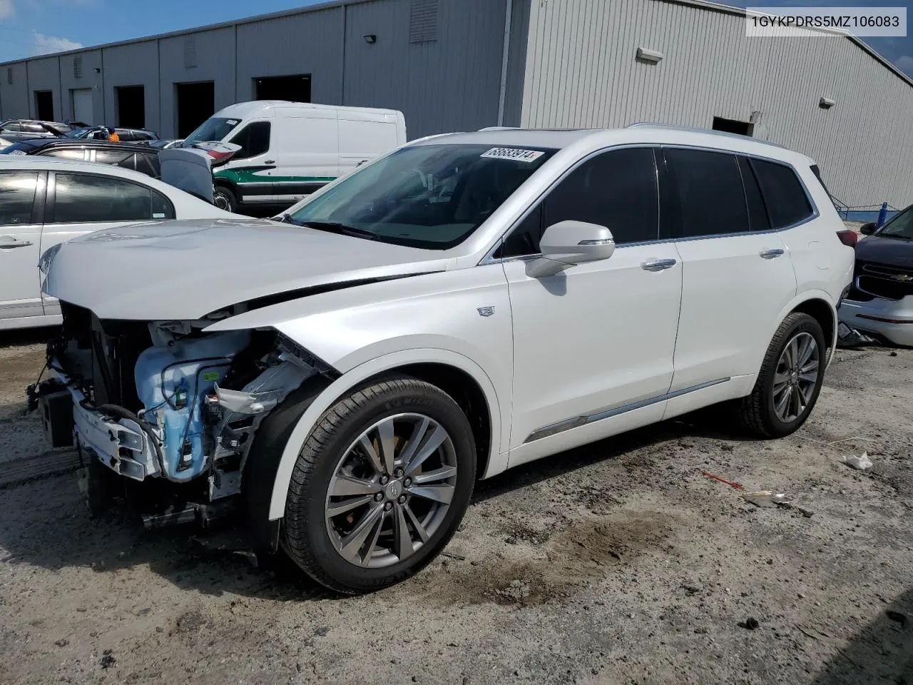 2021 Cadillac Xt6 Premium Luxury VIN: 1GYKPDRS5MZ106083 Lot: 68683914