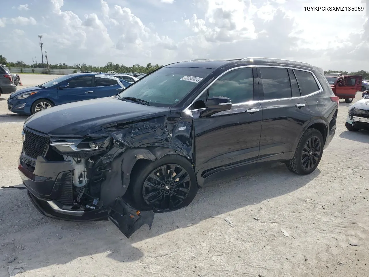 2021 Cadillac Xt6 Premium Luxury VIN: 1GYKPCRSXMZ135069 Lot: 70379964